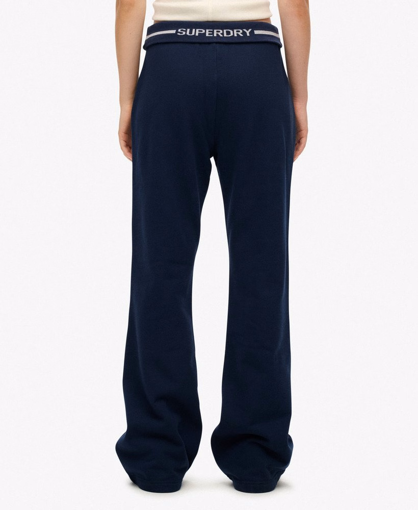 Athletic Essentials Logo Low Rise Flare Jogger