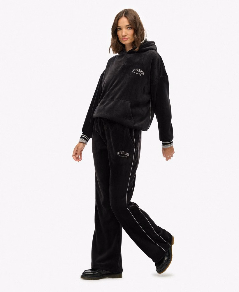 Country Club Velours Rechte Joggingbroek