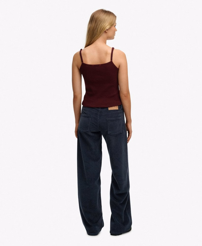 Mid Rise Baggy Jumbo Cord Pants