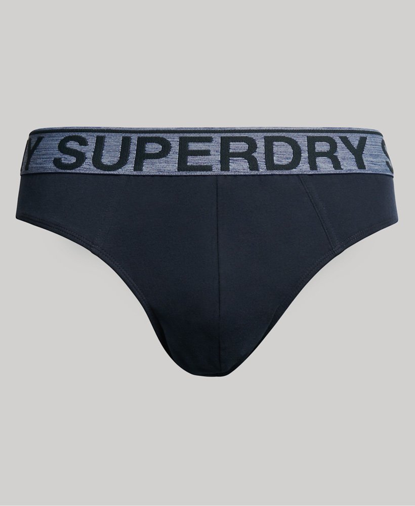 biologisch katoenen slips driepack in eclipse navy
